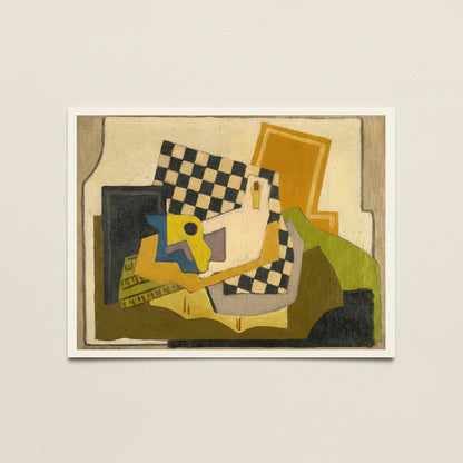 Composition (Chessboard) by Mainie Jellett - unframed art print on archival matte paper