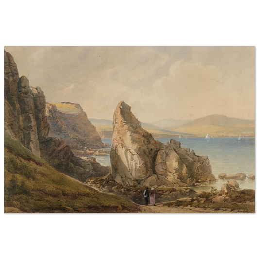 unframed reproduction of A Bay near Howth by Henry Newton from the National Gallery of Ireland