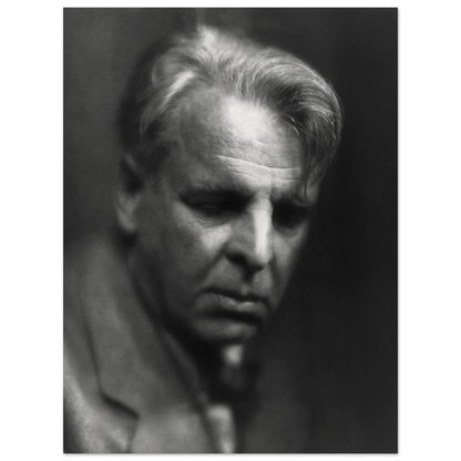 Museum-quality archival paper detail for William Butler Yeats reproduction art print.