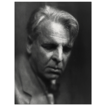 William Butler Yeats framed wall art with hanging kit included