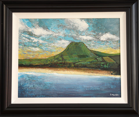 Lurig Mountain Cushendall Beach | Original Painting | Buy Irish Art