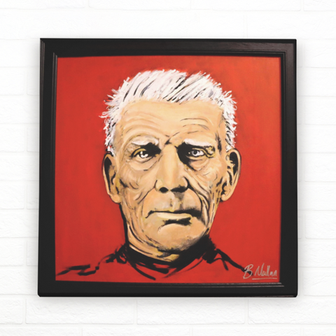 Samuel Beckett | Original Painting |  Endgame | Buy Irish Art