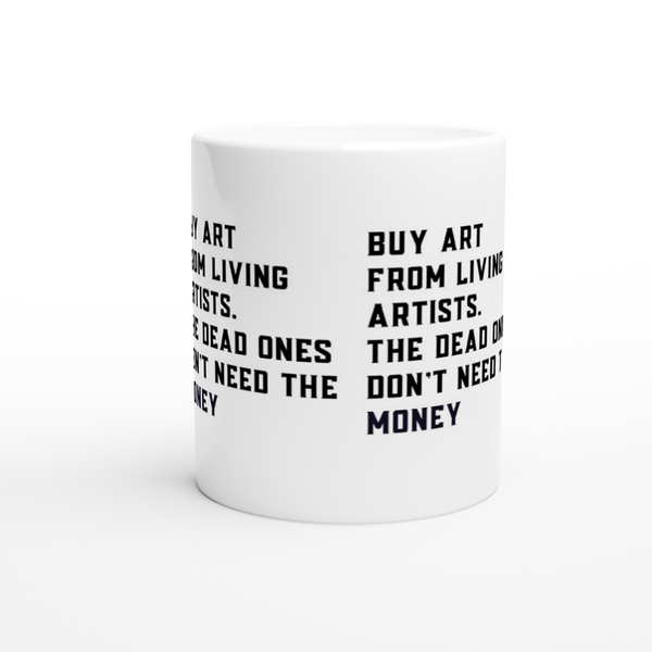 Buy Art From Living Artists White Ceramic Mug